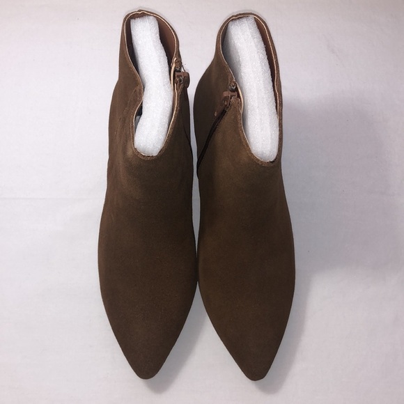 New Womens Kensie Ankle Booties Boots Brown - Picture 7 of 15